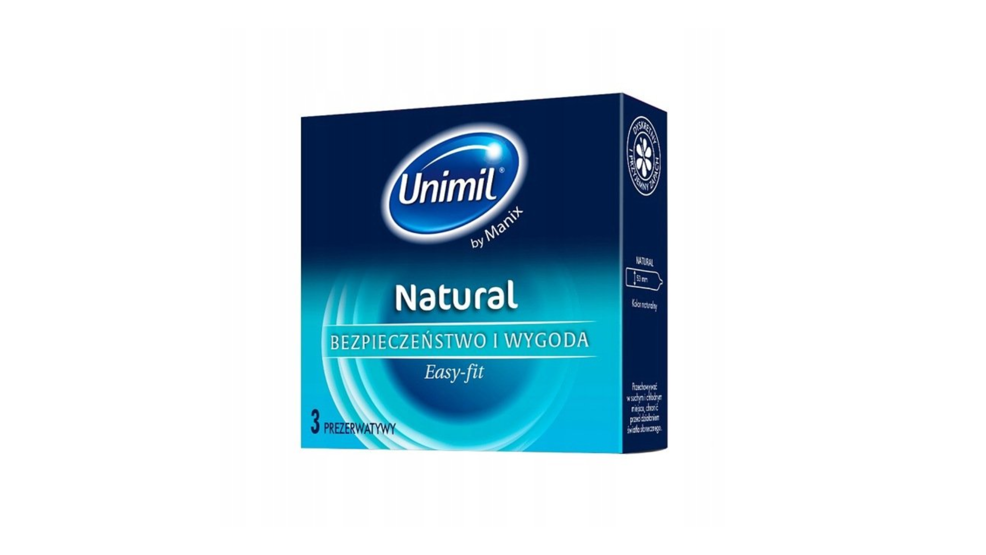 Unimil Natural Latex Condoms - 3 Pieces