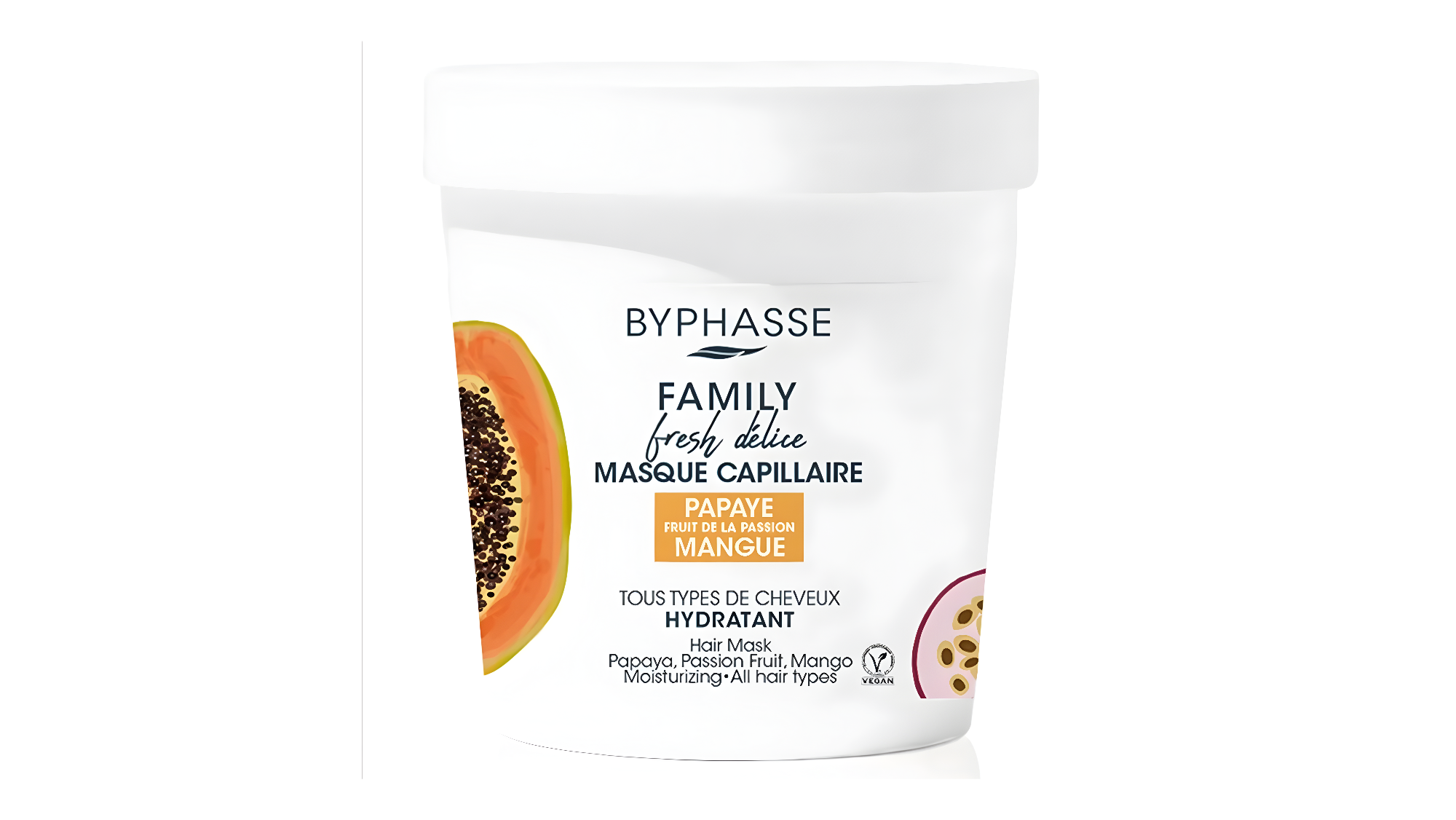 Family Fresh Delice Mask For All Hair Types Papaya & Passion Fruit & Mango 250ml