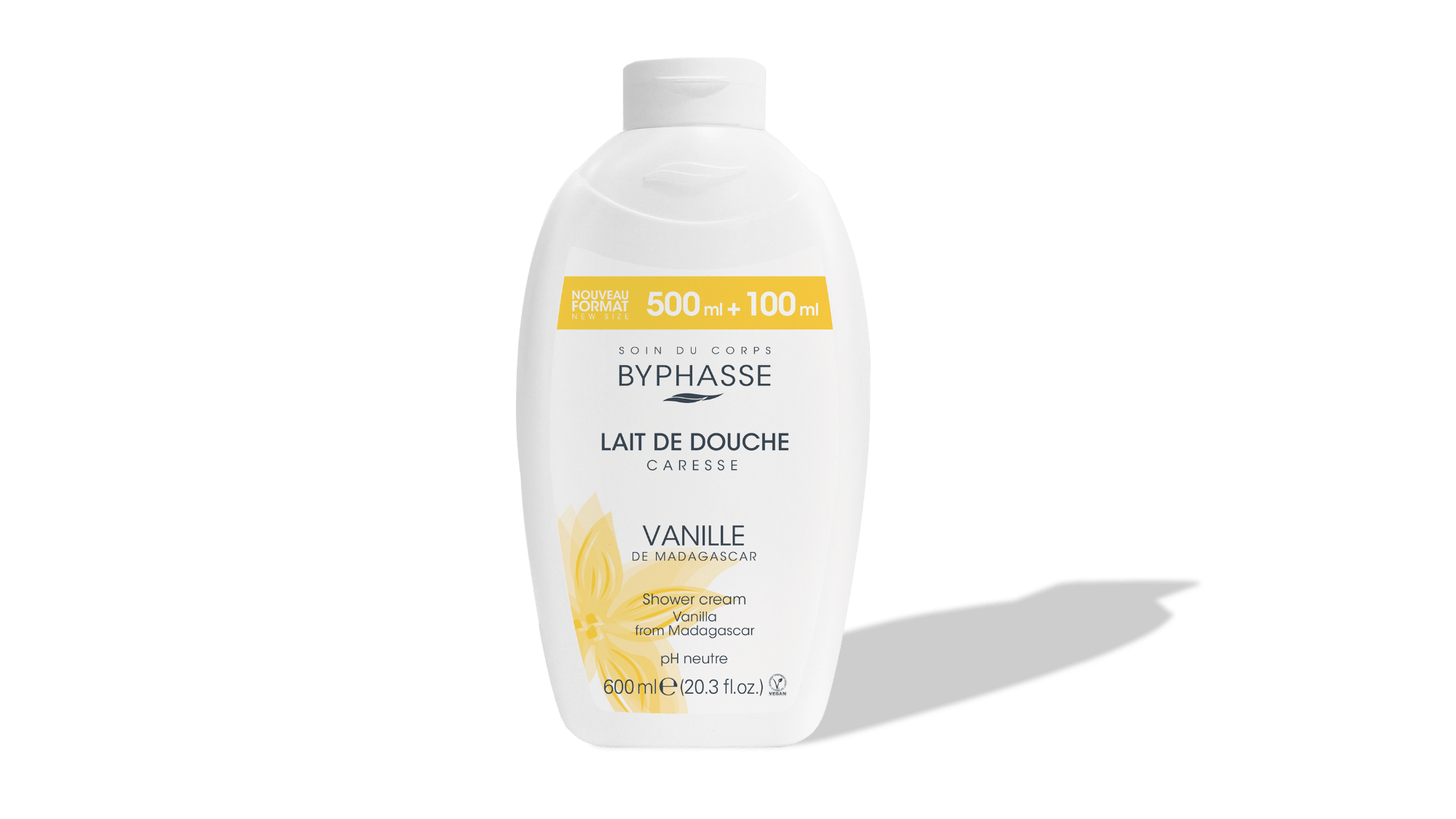 Byphasse Byphasse Caresse Vanilla Shower Gel 600ml